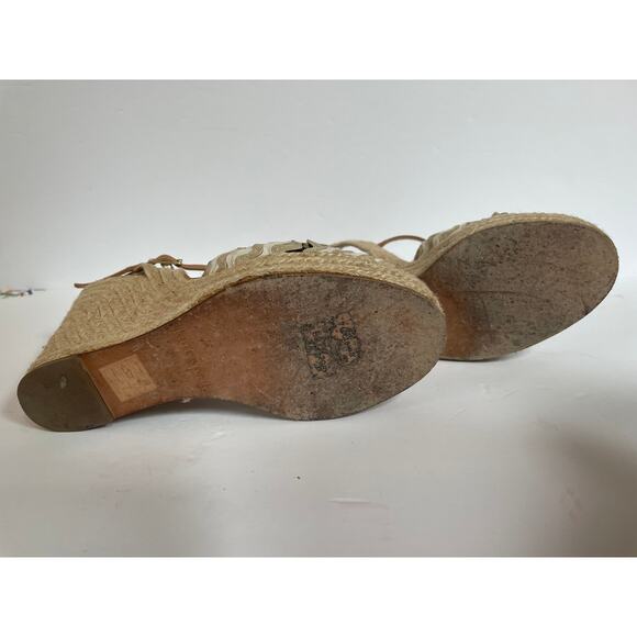 Kate Spade Wedge  Espadrille Sandal Size 7 Made in Spain‎ - Picture 5 of 8
